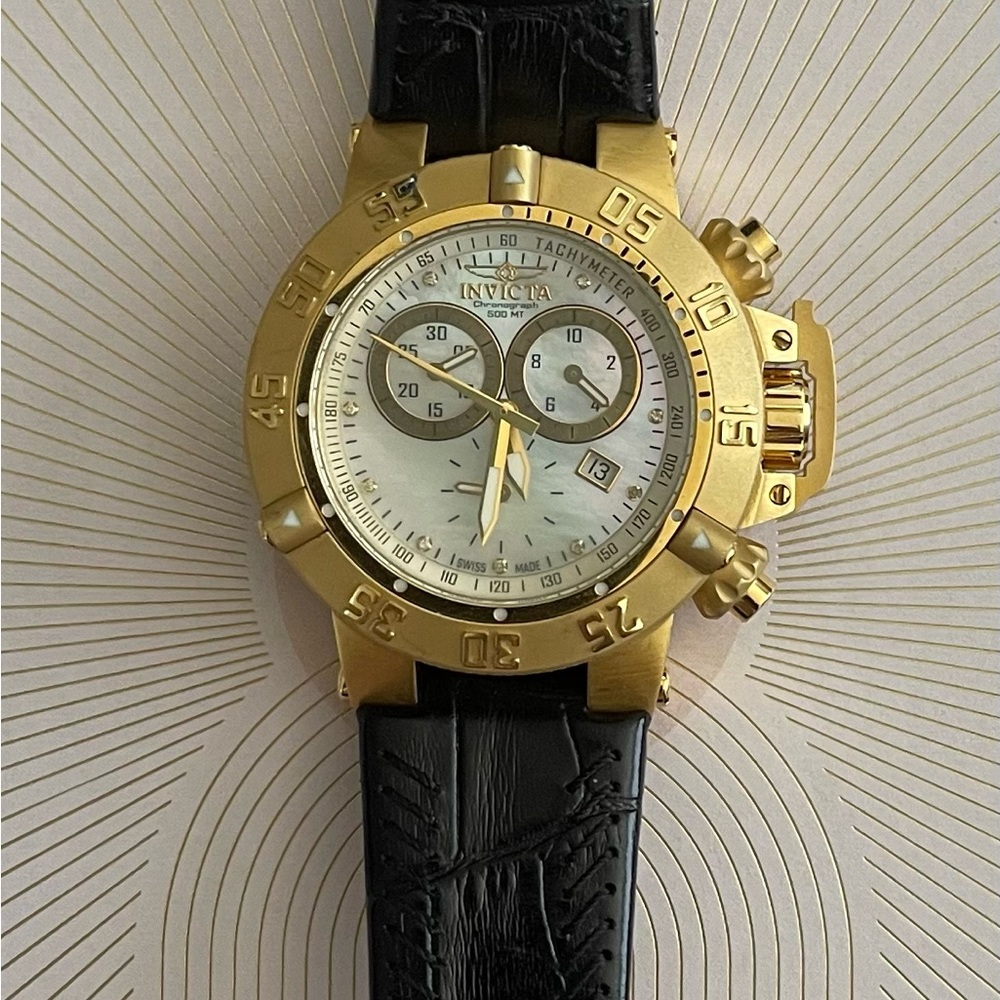 Beautiful gently used Rare…Invicta Sub-aqua Noma III Quartz Swiss Movement.